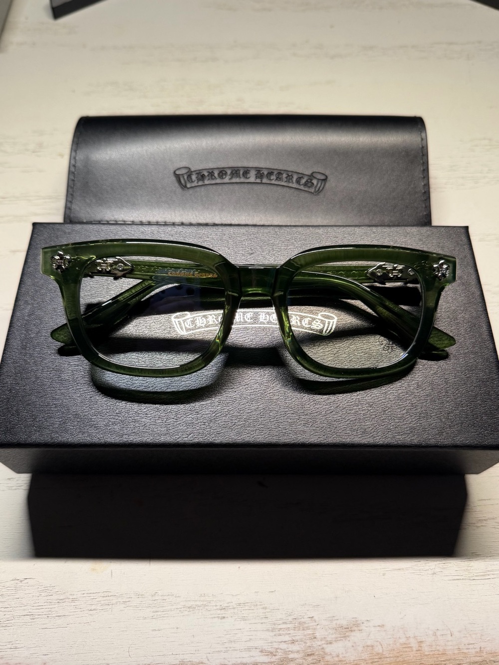 Chrome Hearts Glasses Clear Lens